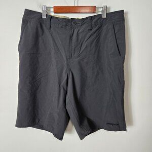 Patagonia Men's Size 34 Stretch Wavefarer Walk Shorts Charcoal Grey UPF